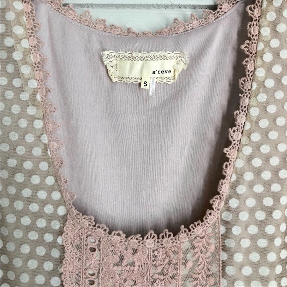 A’reve Anthropologie lace ruffle dress, Small - Picture 5 of 14